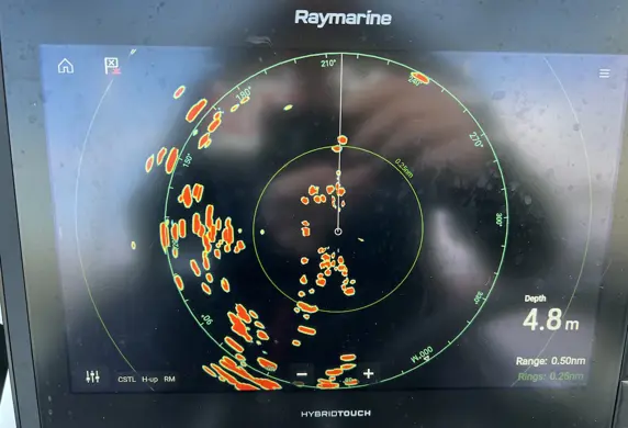 Raymarine Radar Screen